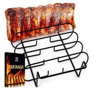NWT Mountain Grillers Non-Stick Rib Rack